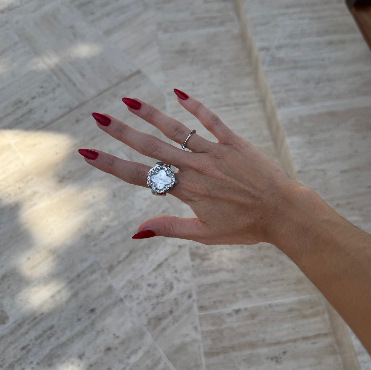 SAPPHIRE YÜZÜK | GÜMÜŞ BEYAZ