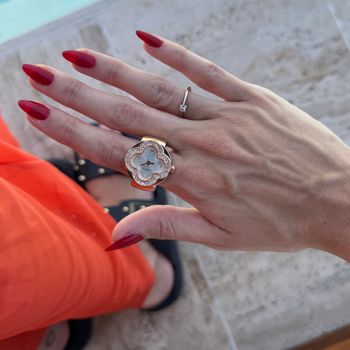 SAPPHIRE YÜZÜK | GÜL BEYAZI