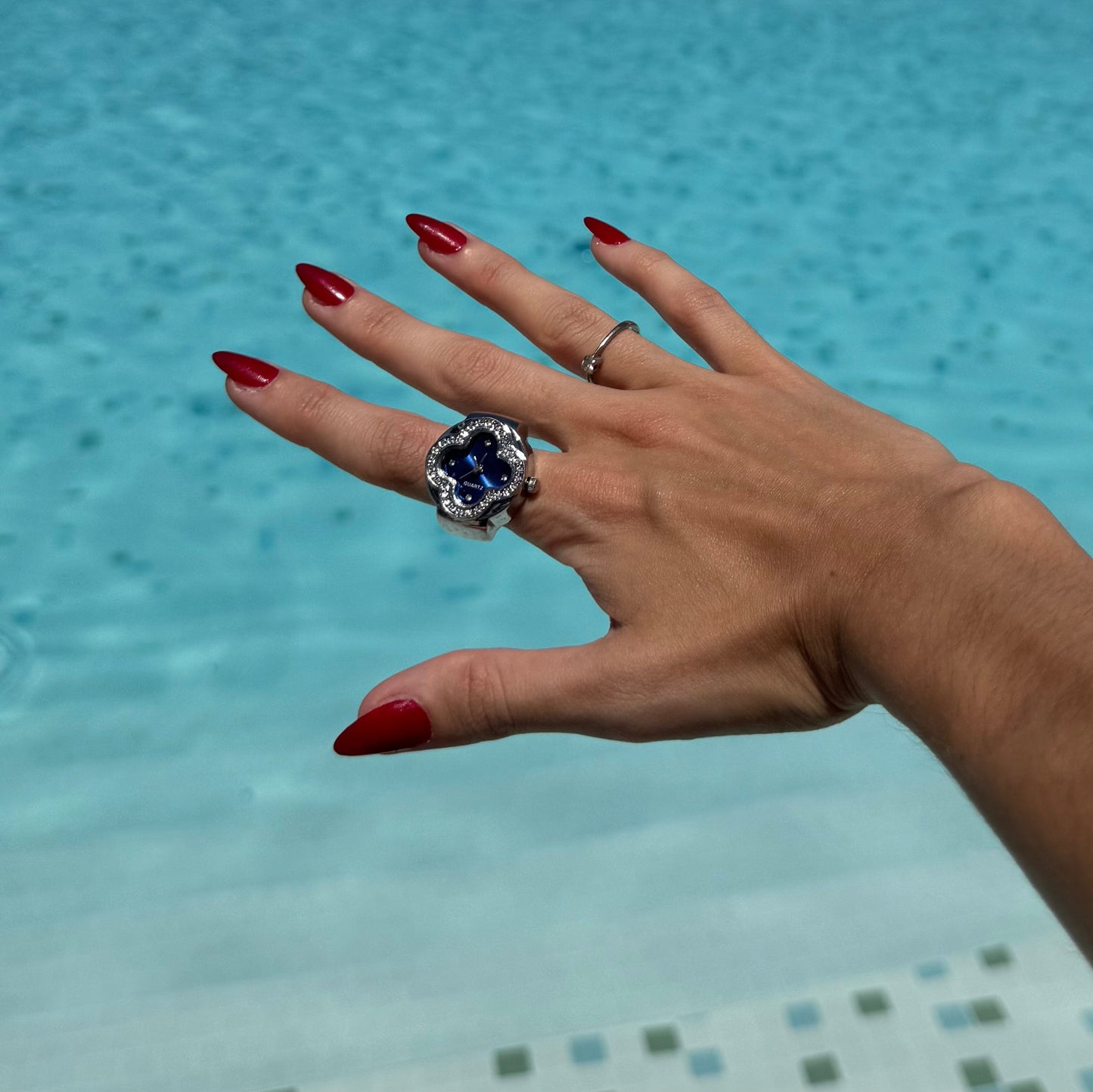 SAPPHIRE YÜZÜĞÜ | GÜMÜŞ MAVİ