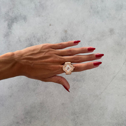 SAPPHIRE YÜZÜK | GÜL BEYAZI