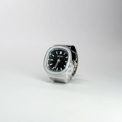 NAUTILUS YÜZÜK | GÜMÜŞ SİYAH